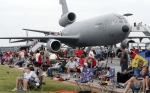 Crowd at Scott Air Force Base airshow in 2008.